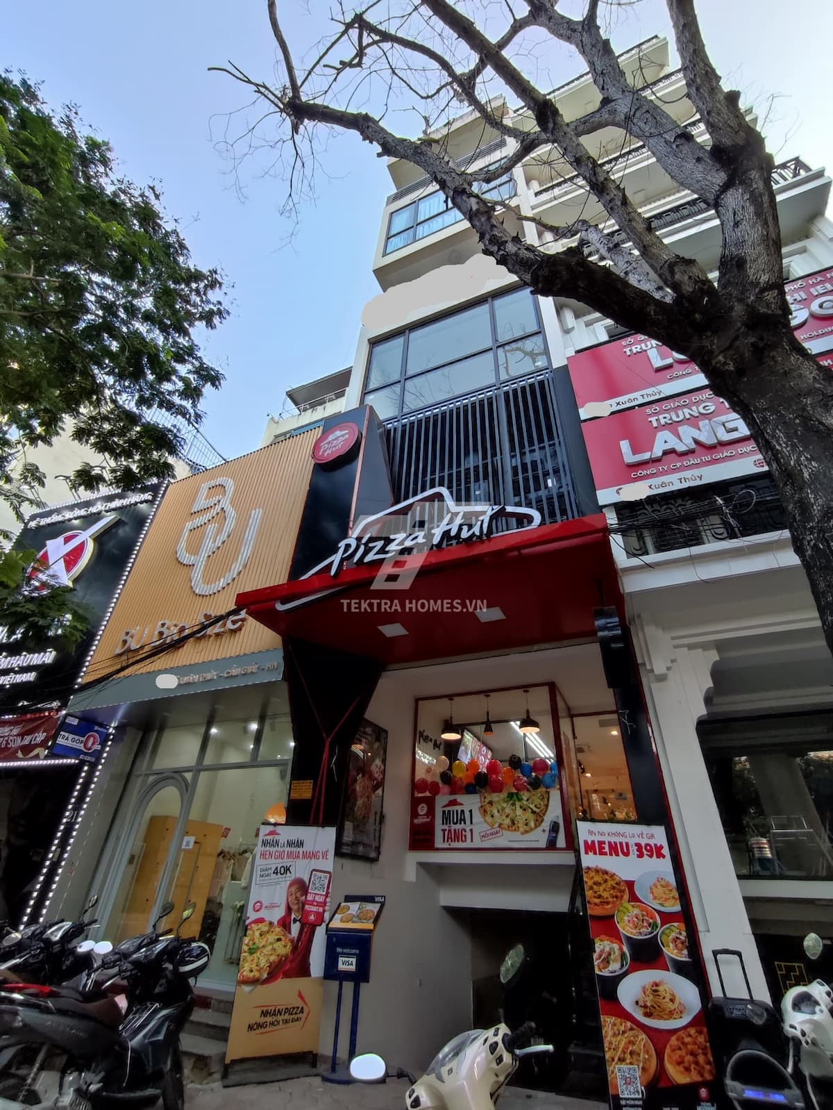 Cho thuê văn phòng mặt đường Xuân Thủy