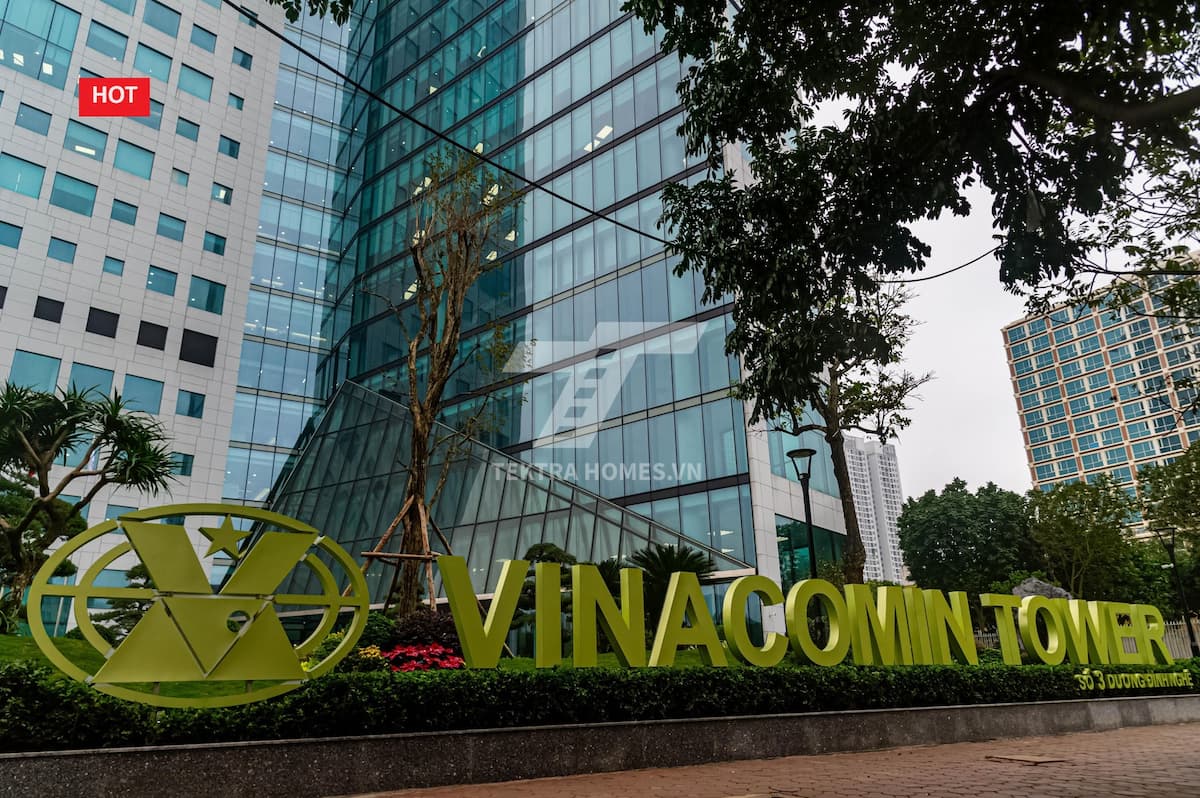 Văn phòng hạng A tòa Vinacomin Tower