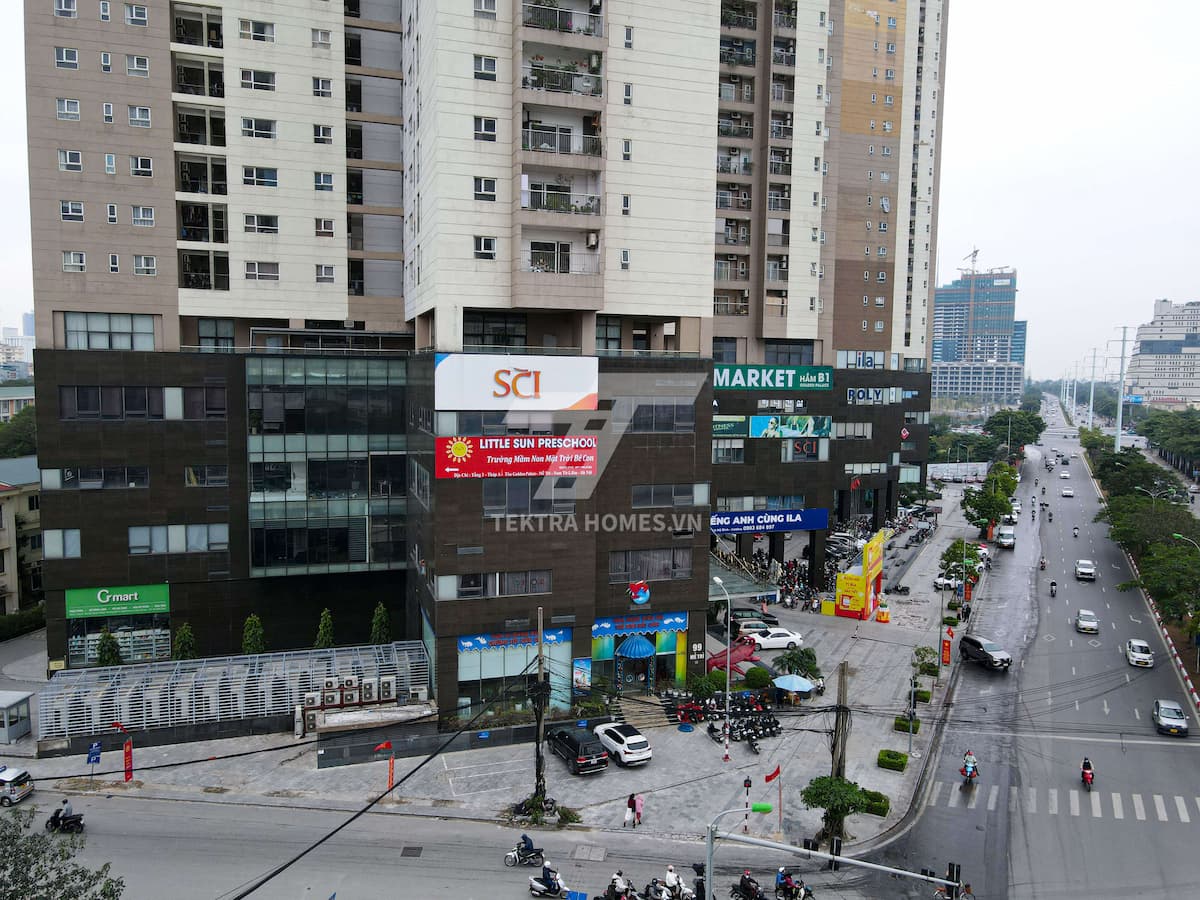 Cho thuê văn phòng chân tòa Golden Palace Mễ Trì